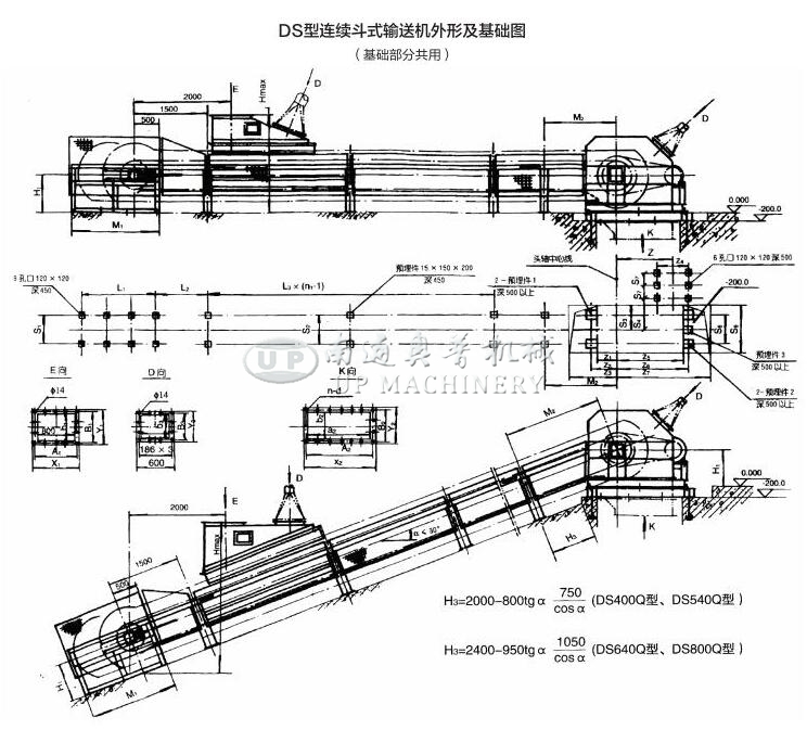 DS型連續(xù)斗式輸送機(jī)系列